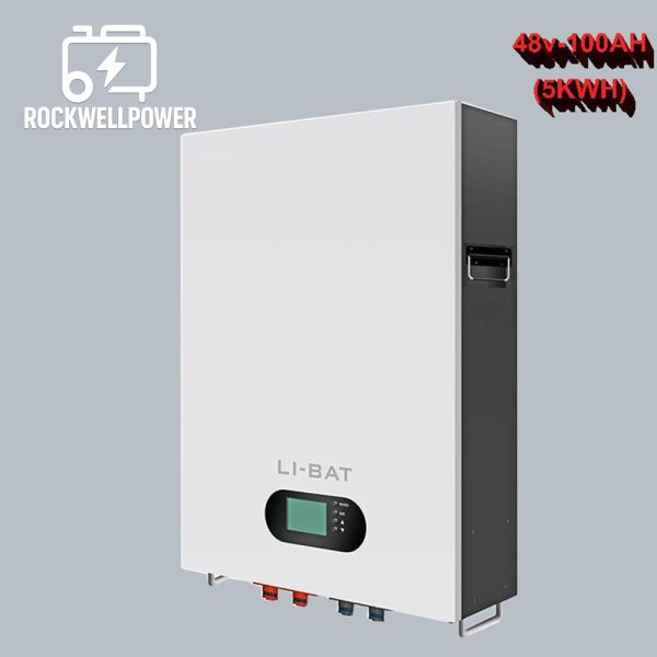 Wall-mounted Solar Battery 48V 50Ah 100Ah 200Ah LiFePO4 Solar Batteries 5Kwh 10Kwh 2.5Kwh Power Wall Lithium Battery