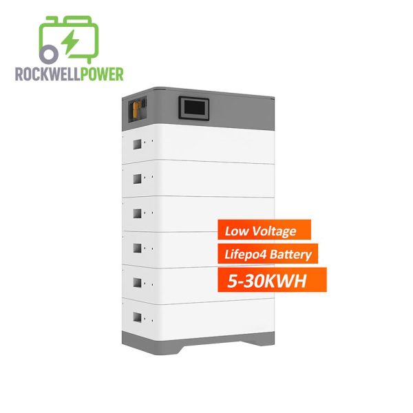 Rockwell Power 48V 106Ah 30kWh Stackable All-in-One LiFePO4 Battery for Solar Energy Storage