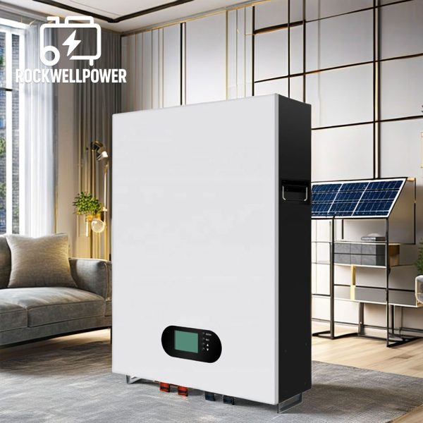 Rockwell Power 48V 100Ah 200Ah 50Ah Wall-mounted LiFePO4 Li-ion Lithium Battery 5KWh 10KWh 2.5KWh Power Wall Lithium Ion Battery
