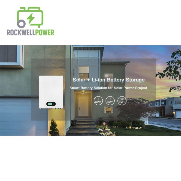 Rockwell Power 48V 100Ah 200Ah 5kWh 10kWh Wall-mounted Lithium LiFePO4 Battery for Solar Energy Storage